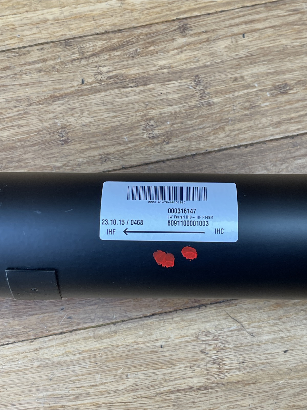 2015-2018 Ferrari California T Rear Transmission Drive Shaft 3K Mile OEM
