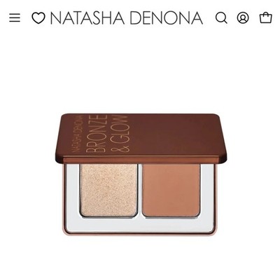 Natasha Denona Mini Bronze & Glow Bronzer Highlighter Palette New