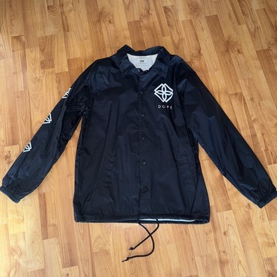 VINTAGE Dope Sport Zip Up Black Jacket XL Sold Out