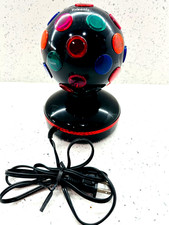 TRISONIC Disco Ball Lamp 360 Degree Motion Rotating Multicolor Light Stand VIDEO