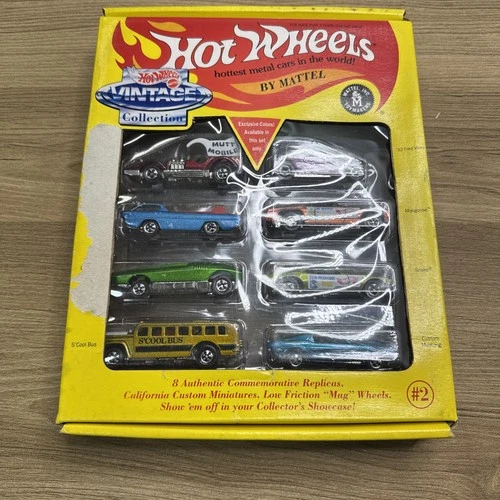 Hot Wheels Vintage Collection Series #2 Set Of 8. 1993 Limited Edition Run.