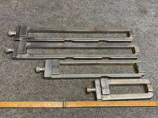 4 LUDLOW STYLE TYPESETTING PRINTER PRINTING COMPOSING STICK ASSORTED SIZES