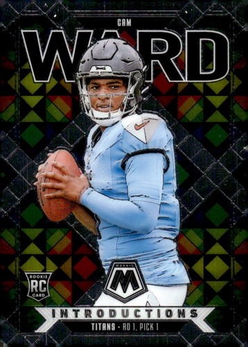 Cam Ward [Mosaic] #6 2025 Panini Mosaic Introductions card