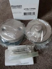 Mountain Plumbing Bath Drain Lift &Turn/Overflow Trim Kit HTRL/PRN Pearl Nickel 