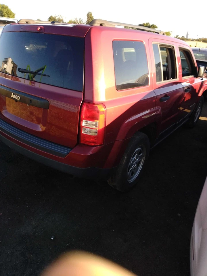 2016 Jeep Patriot OEM Red Interior Rear View Mirror, Used, 110k Miles - Image 4 of 4