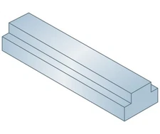 MAK-A-KEY Step Key Stock 1/2 x 5/8 x 1 Ft Type 2 ZC Oversize (1 Pieces)