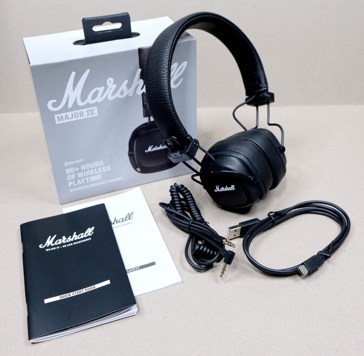 Marshall Major IV On- Ear Bluetooth Headphone original New in box