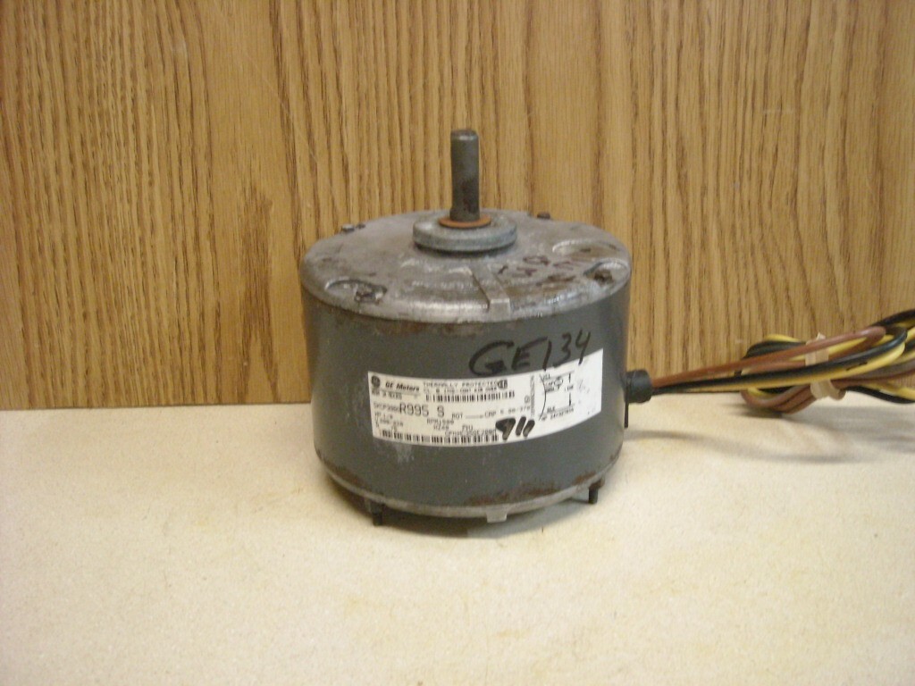 GE134A CONDENSER FAN MOTOR GE MOTORS 5KCP39BG 1/8 HP 1500 RPM 0.75A