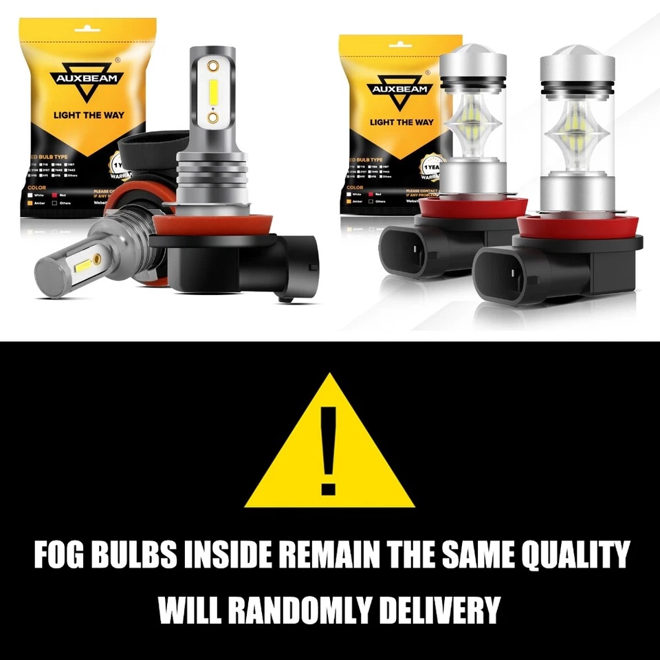 AUXBEAM 110W 90W LED Headlights H7 H7 H11 Bulbs for Mercedes-Benz B200 2006-2011 - Image 2 of 4