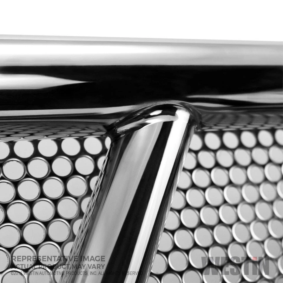 Westin 57-3870 Polished HDX Grille Guard for 2016-2018 Chevrolet Silverado 1500 Foto 3 de 4