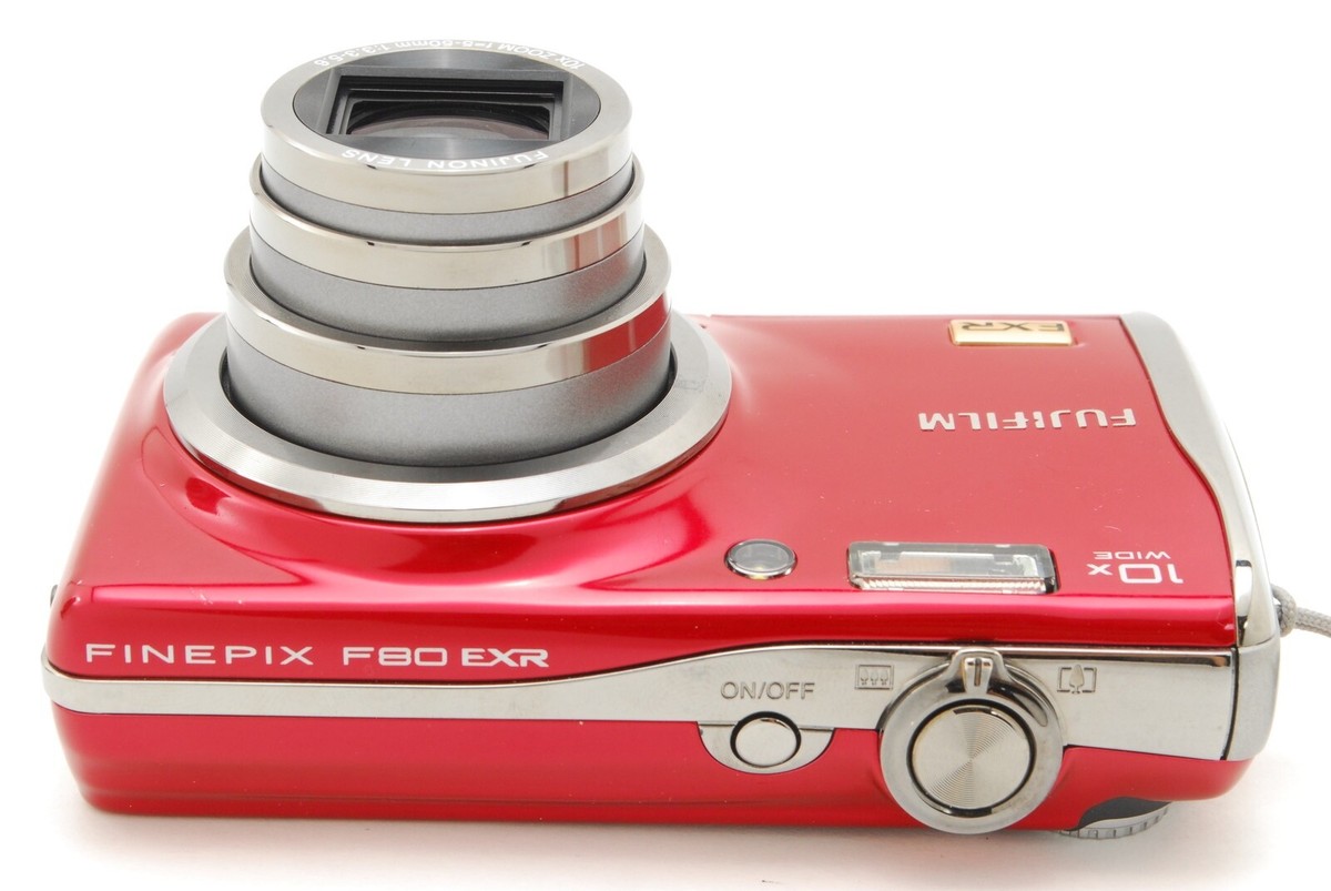ECX+5 in BOX]Fujifilm FinePix F80EXR Red Digital Camera12