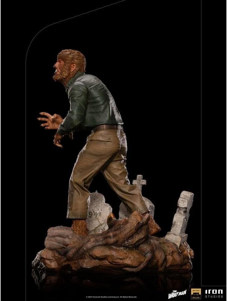 SF・ファンタジー・ホラー UNIVERSAL MONSTERS THE WOLFMAN STATUE Universal Monsters The Wolfman Deluxe Art Scale Statue 1:10 Scale