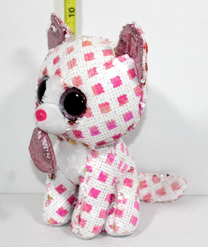 "Gorro de lentejuelas Ty FLIPPABLES CUPIDO el gato San Valentín 10" - Imagen 2 de 4