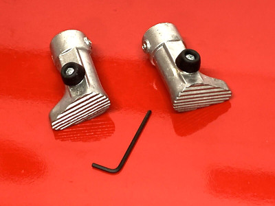 VESPA VBB GL GTR SPRINT UND SUPERGUSS ALUMINIUM MITTELSTÄNDER FÜSSE MIT BEFESTIGUNGEN