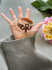 Solid copper Celtic Knot band ring CTR1863 - Available in sizes 5 thru 9.