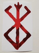 Berserk Brand of Sacrifice Symbol Sticker Decal Windows/Laptop/ Car/Waterproof