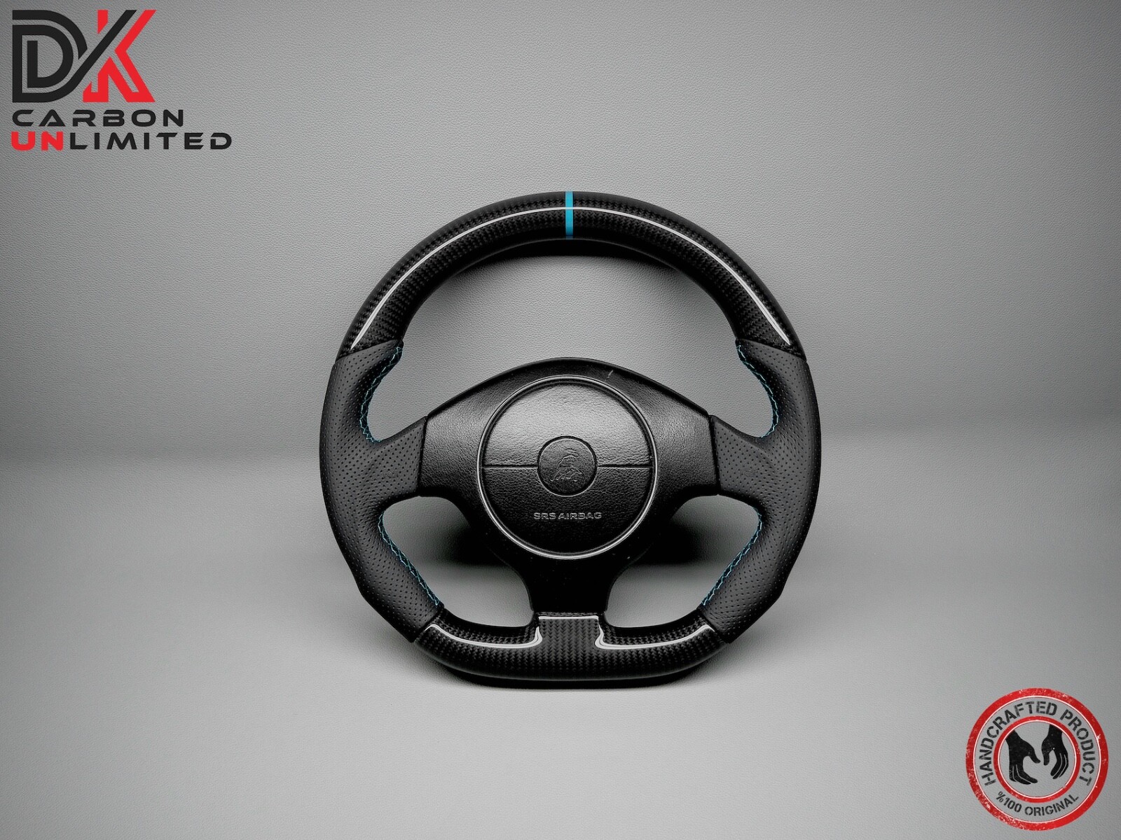 Lamborghini Murcielago LP670 LP650 LP640 Turquoise Ring Carbon Steering Wheel v3