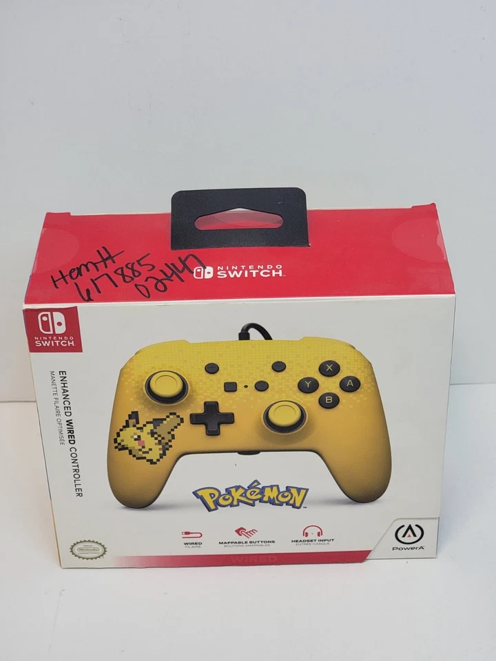 PowerA Enhanced Wired Controller Pokemon PIXEL PIKACHU Nintendo Switch - Image 2 of 4