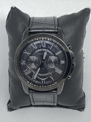 Fossil Grant FS5132 Men's Black Leather 