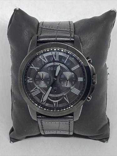 Fossil Grant FS5132 Men's Black Leather 