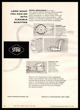 1961 STOW Manufacturing Co. Binghamton New York Flexible Shafts Vintage Print Ad