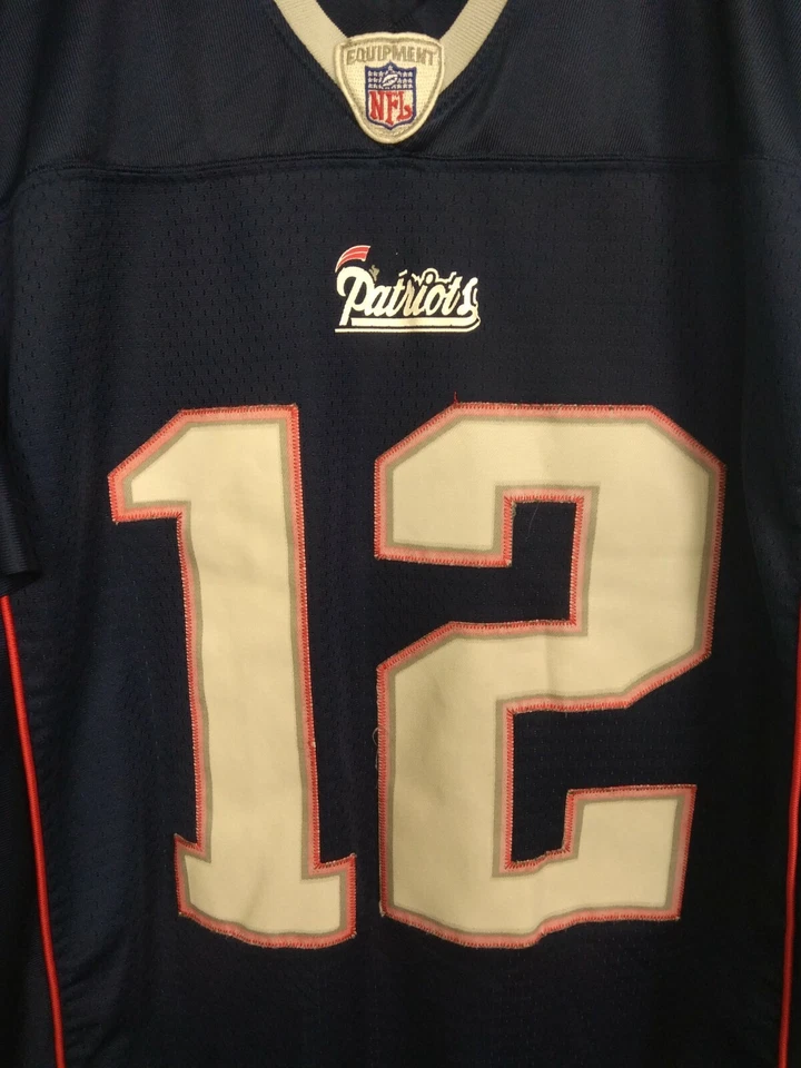 Camiseta pequena Tom Brady New York Patriots Reebok ig93 - Imagem 3 de 4