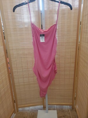 Rue 21 Bodysuits Womens Size XLarge Pink Color Sleeveless Cut Out Stretch  