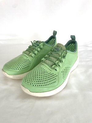 Crocs Literide Pacer K Girls US Size J2 Mint White