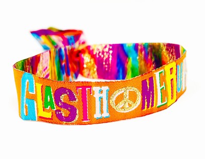 GLASTHOMEBURY Festival Party Armbänder - Home Festival Party Gastgeschenke