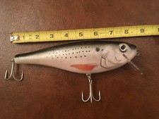 Large Menhaden Plug, 9", Saltwater 3X Strong trebles. Trolls 4-9' 