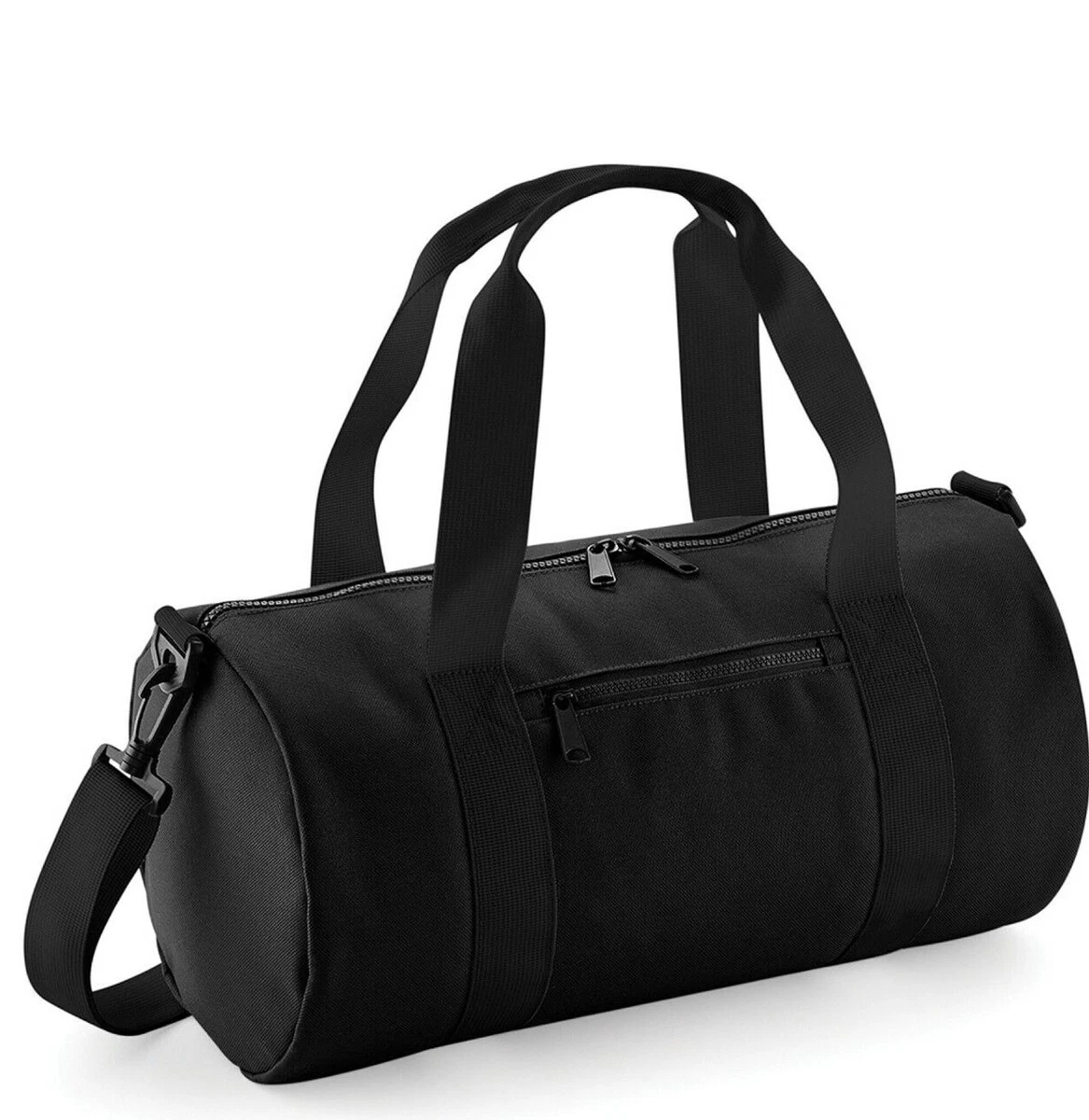 Bagbase Barrel Bag Mini Small Holdall Gym Duffel Varsity Travel Sport Shoulder