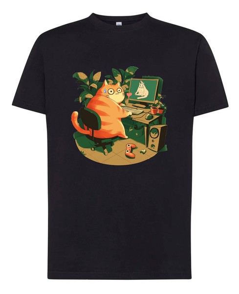 Camiseta FRIKI GATO PORNO  Indicar Talla