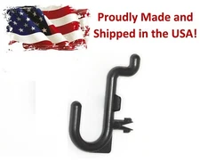 Plastic Black J Hook Peg Board Hook Kit Tool Storage Craft Hooks Pick A Pack  