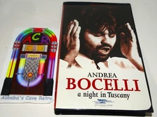Bocelli A night in tuscany VHS tape & clamshell case 