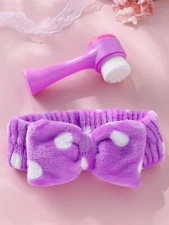 Cleansing Brush And Headband Gift.