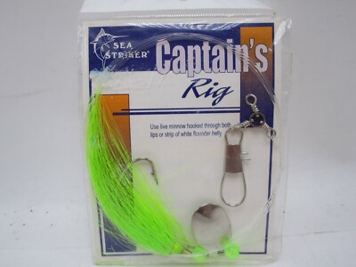 Sea Striker Captains Rig For Use With Minnow Chartreuse 