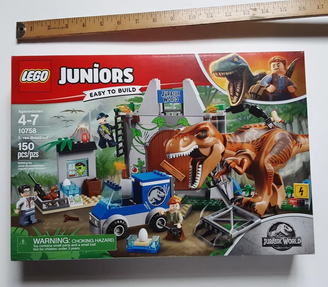 LEGO Jurassic World Juniors T-REX BREAKOUT NEW Sealed box | eBay