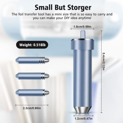 Foil Transfer Kit w/3 Blades for Cricut Maker Maker 3 Explore One