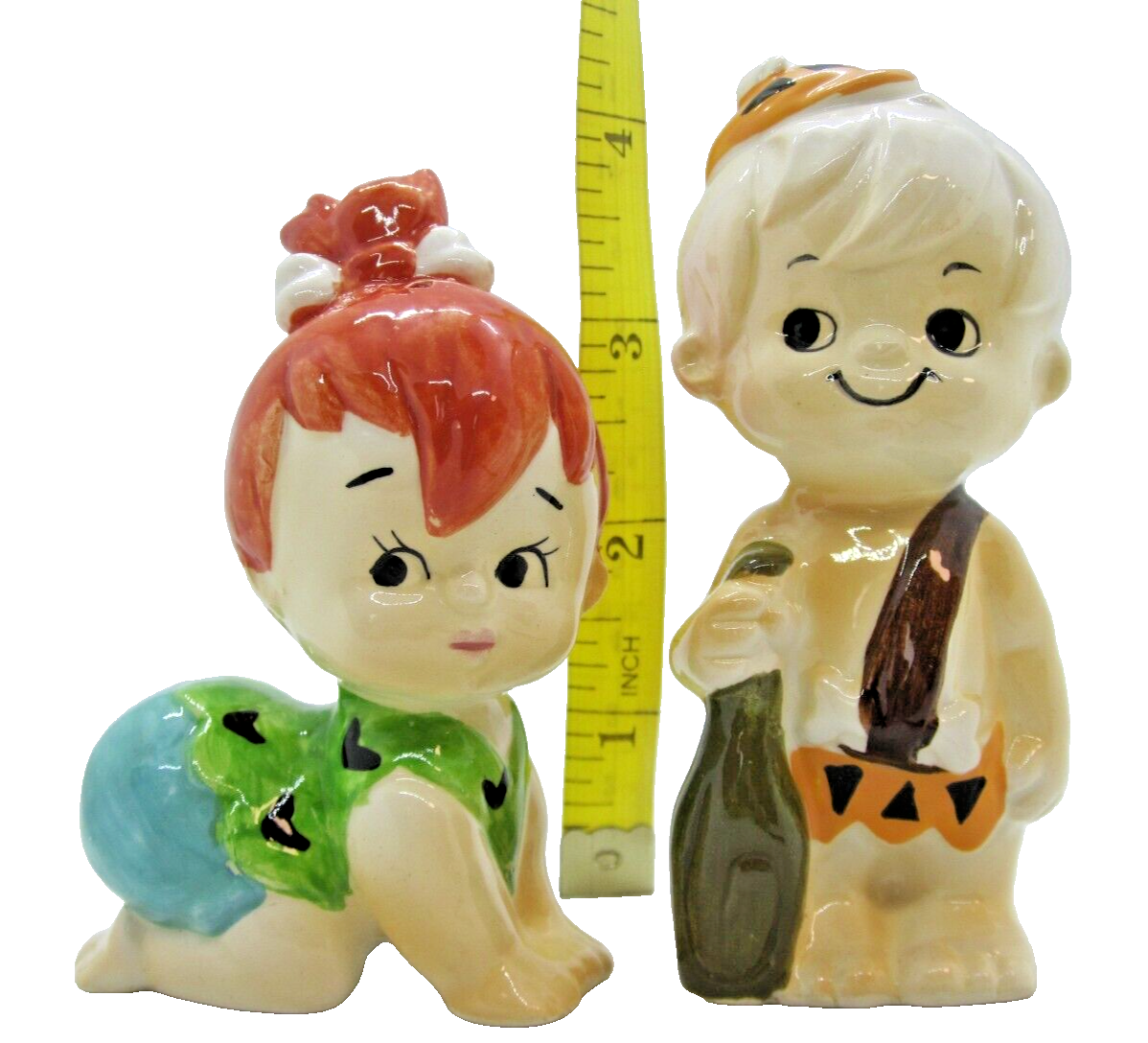 Hanna Barbera/Flintstone's Pebbles and Bam Bam Salt & Pepper Shaker Set eBay