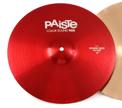 Paiste Color Sound 900 Red 14'' Sound Edge Hi Hat Top/Brand New/# CY000192321