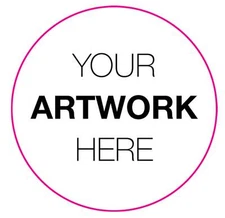 Custom Personalized Seals labels glossy stickers ROUND, envelope seals labels