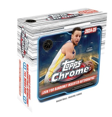 2024/25 TOPPS CHROME BASKETBALL MEGA 20-BOX CASE