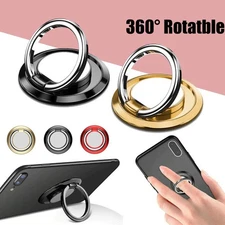 NEW Finger Ring Holder Stand Grip 360° Rotating For Cell Phone Car MagneticMount