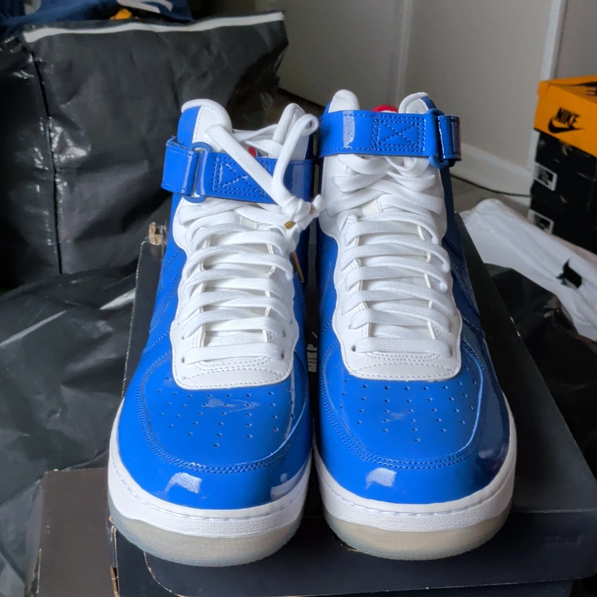Nike Air Force 1 07 LV8 High Blue | eBay
