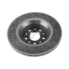 Genuine Maserati Ghibli Quattroporte RH Rear Cross-Drilled Brake Disc 670032414