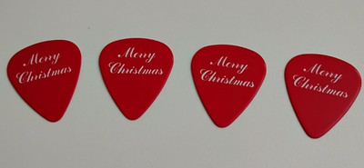 4 Merry Christmas Gibson USA MUSIC Guitar Medium Pick FREE SHIPPING BLACK FRIDAY