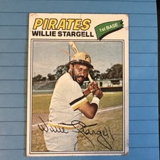 1977 TOPPS # 460 WILLIE STARGELL   BASEBALL CARD