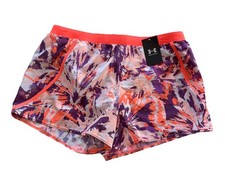Under Armour Mileage 3.0 Printed Shorts Multicolor 1372756 Women's XL Lined NWT