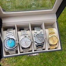 4er Uhren Konvolut Uhr Armbanduhr Sammlung ungetragen Herren Uhrenset ohne Box