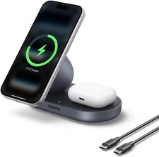 UGREEN Zapix Qi2 Certitied 15W MagSafe Charger Compatible 2-in-1 Wireless Charge